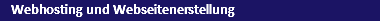 Webhosting und Webseitenerstellung